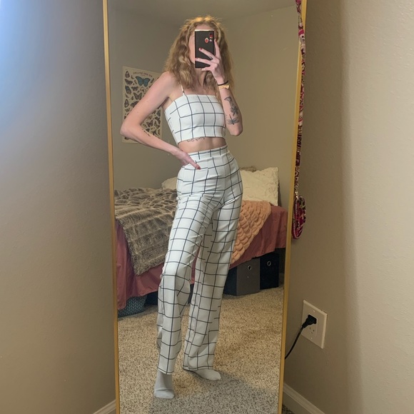 grid pant set - Picture 6 of 7